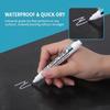 1PC Long Needle Marker Pen Waterproof Durable White Dash Pen for Woodworking Tile Screw Precise Marking Projects
