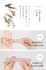 LASIEM Leather Key with and Genuine Leather Fits Small Smart Keys and Car Keys Keychain, Ring, Women's, "Snap Hook" Hardware, (Milky White)