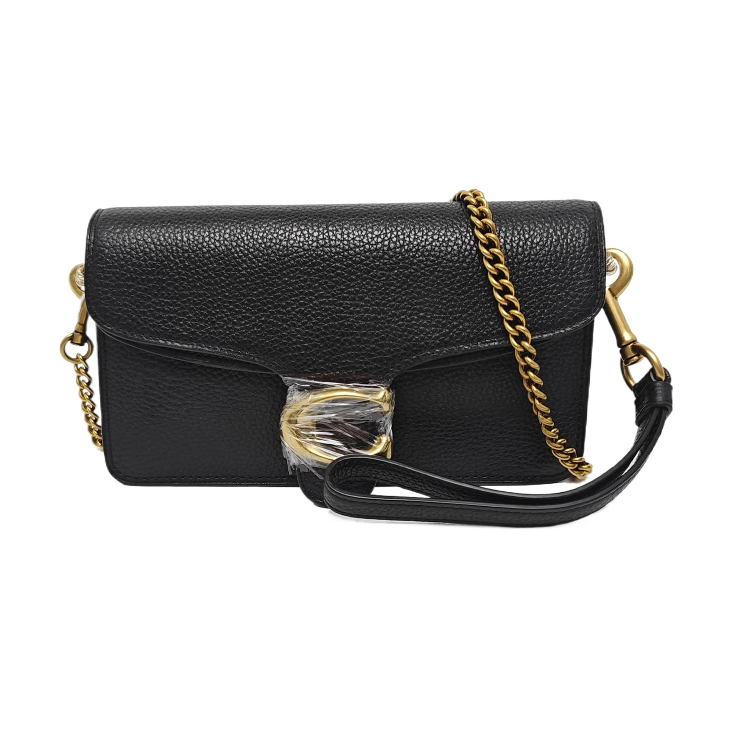 [Pre-Owned] Tabby Black Leather Crossbody Bag - Excellent #15326GQ ONE SIZE