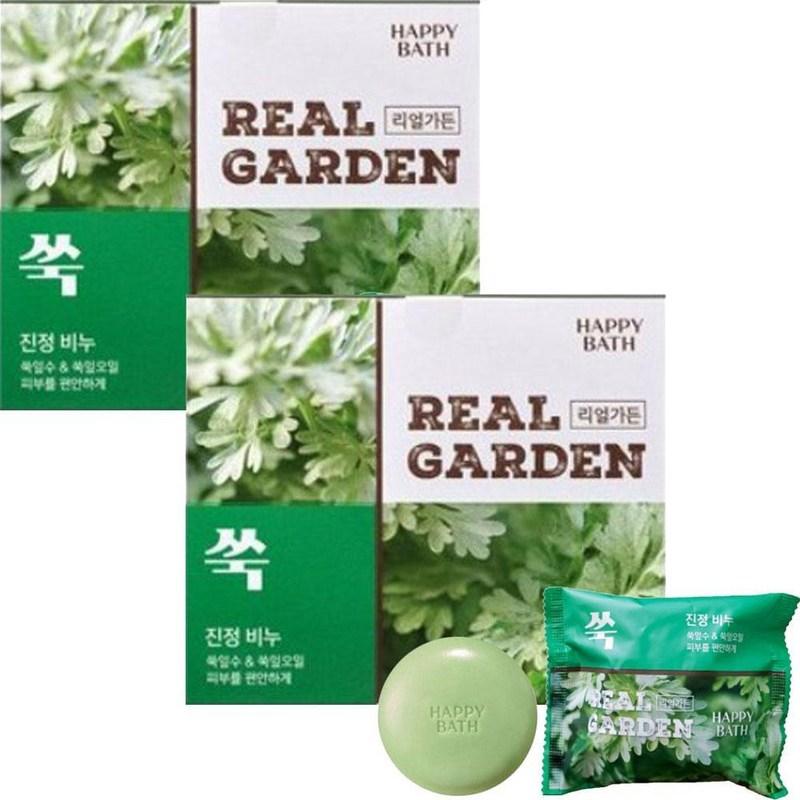 Happy Bath Real Garden Soothing Soap Mugwort, 90g, 16 pcs