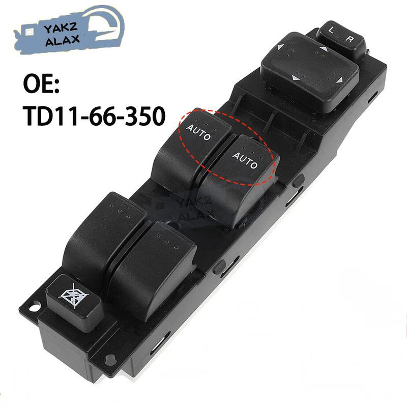 

For Mazda CX-9 2010 2011 2012 2013 2014 2015 TD11-66-350 Front Driver Side Electric Master Power Window Control Switch Button