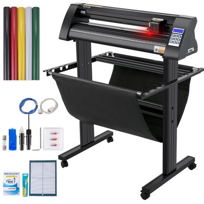 Vinyl Cutter, 720mm Vinyl Plotter, LED Screen Plotter Cutter, Semi-Automatical Built-in Optical Eye for Accurate Guiding