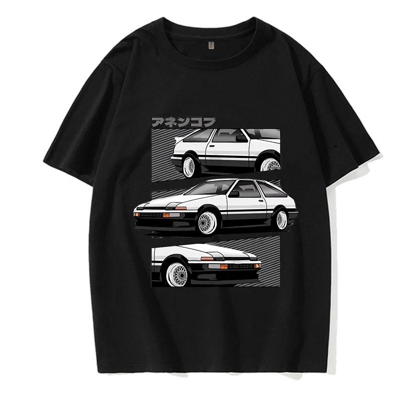 

Японский аниме мультфильм готика Redsuns размер ЕС Топ инициал D футболка мужская графическая футболка AE86 смешная Harajuku манга футболка мужская 4XL