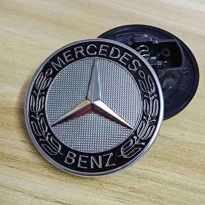 

GLC GLB 57 мм Звезда Плоская Накладка На Капот Эмблема Значок Для Mercedes Benz W204 W124 W201 W202 W212 W220 W205 Автомобильные Аксессуары