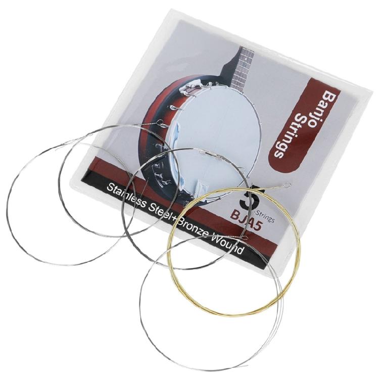 Rustproof Professional Practice Strings 5-String Banjo Strings Stainless Steel and Bronze Winding Banjo Strings