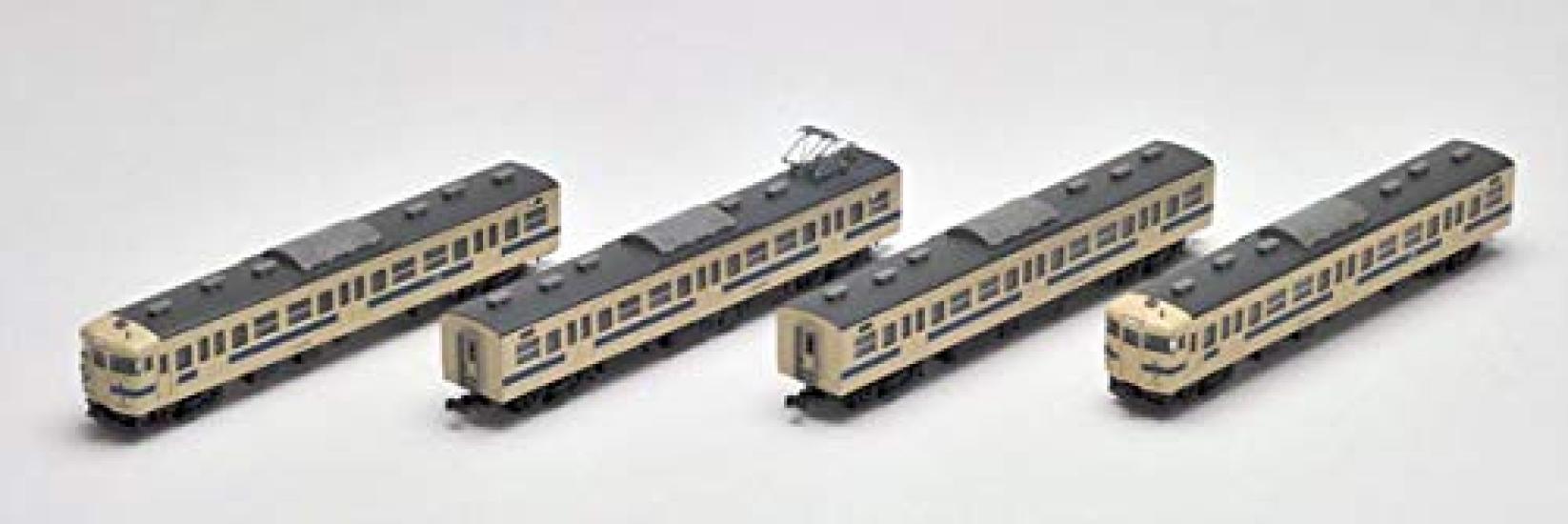 

TOMIX N Gauge 115 2000 Series Suburban Train Set in Setouchi Model Train Color, 4-Car Set, 98266,