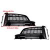 2PCS Front Bumper Fog Light Grille Cover Fit A5 S-Line S5 2018-2019
