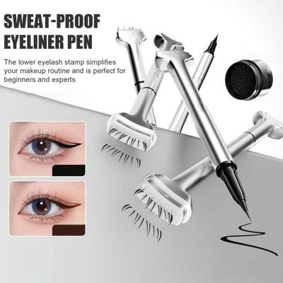 1 Σετ Σφραγίδα Κάτω Βλεφαρίδων Κιτ Eyeliner Αδιάβροχο Ανθεκτικό στο Μουντζούρωμα Ανθεκτικό στον Ιδρώτα Στυλό Eyeliner Μακράς Διάρκειας Σφραγίδα Κάτω Βλεφαρίδων Αρχάριες Γυναίκες Μακιγιάζ Ματιών