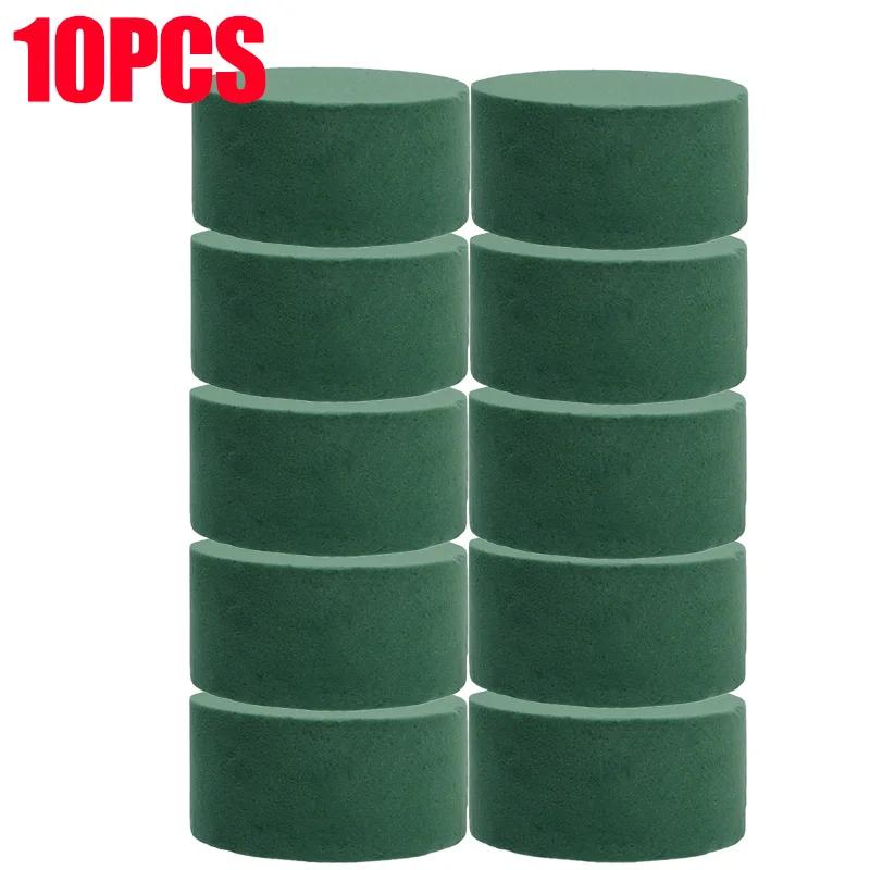 Round Floral Foam Blocks DIY Absorbent Floral Foam Brick Wet Dry Florist Sponge Bricks Garden Flower Mud Absorb Water Foam Block