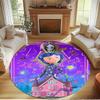 Coraline Print Round Rug, Washable Floor Carpet, For Entryway Dorm Laundry Room Office Study, Home Decor Birthday Christmas Gift