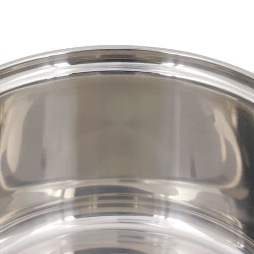 Bestco 18cm Casserole Pot, Stainless Steel, Induction and Gas Compatible, NQ-0205, Edel