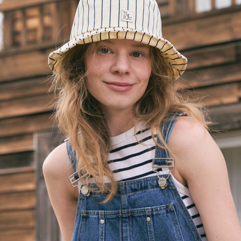 RaJu Stripe Bucket Hat_2 Color