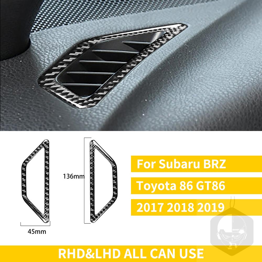 Pro Subaru BRZ Toyota 86 GT86 2017 2018 2019 Carbon Fiber Car příslušenství Držák řadicí páky Obložení klimatizace