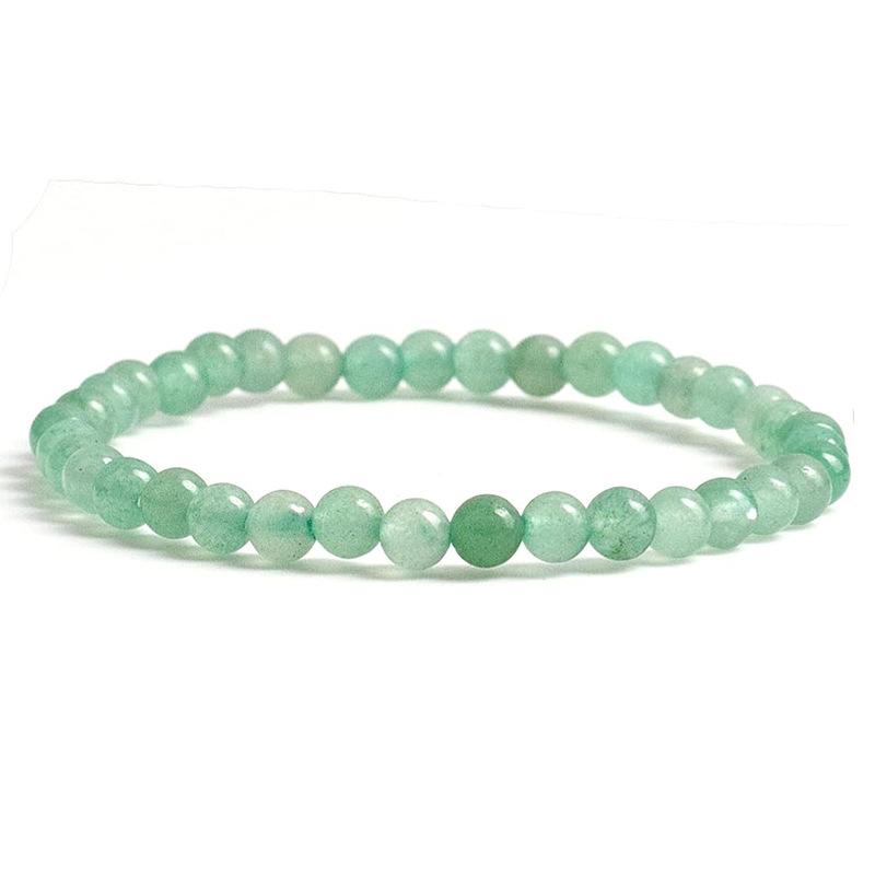 Natural Stone Beads Elastic Bracelets For Women Men 6mm Amethyst Quartzs Agates Black Onyx Beads Bracelet Female Jewelry Bangle