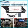 12.3 Inch Car Frame Fascia Adapter Canbus Decoder Android Radio Dash Fitting Panel Kit For Benz E (w212) 2009-2016