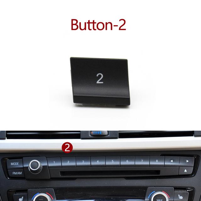 Tableau de bord avant de voiture Radio lecteur CD bouton de commutation boutons de commutation garniture de couverture pour BMW M3 M4 F20 F21 F22 F30 F32 F35 F34 F36 F45 F46
