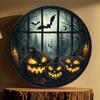 D Flat  RetroStyle Circular Metal Sign Featuring a Blackberry Design Perfect for Decorating Your Kitchen Home Or Juice B