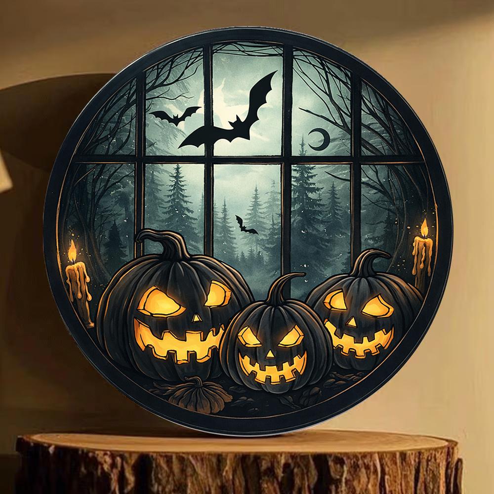 D Flat  RetroStyle Circular Metal Sign Featuring a Blackberry Design Perfect for Decorating Your Kitchen Home Or Juice B