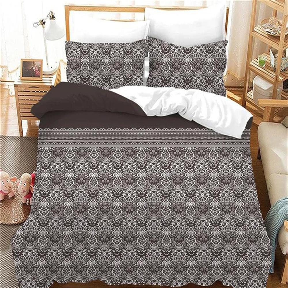 Luxury Duvet Cover Sets King Size 3pcs Super High Grade Oft Comfortable Deluxe Bedding Set Western Housse De Couette 240x260 Hot