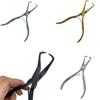 1 PC 5.5 Inch Silver Stainless Steel Clamp Hair Extension Plier with Two Hook Keratin Hair Extensions Removal Tools