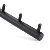 Sumnacon Folding Clothes Wall Stainless Adjustable Suitable for and Black of Wall-Mounted Rack, Hanger, 5-Hook, Steel, 180-Degree Angle, Space-Saving,