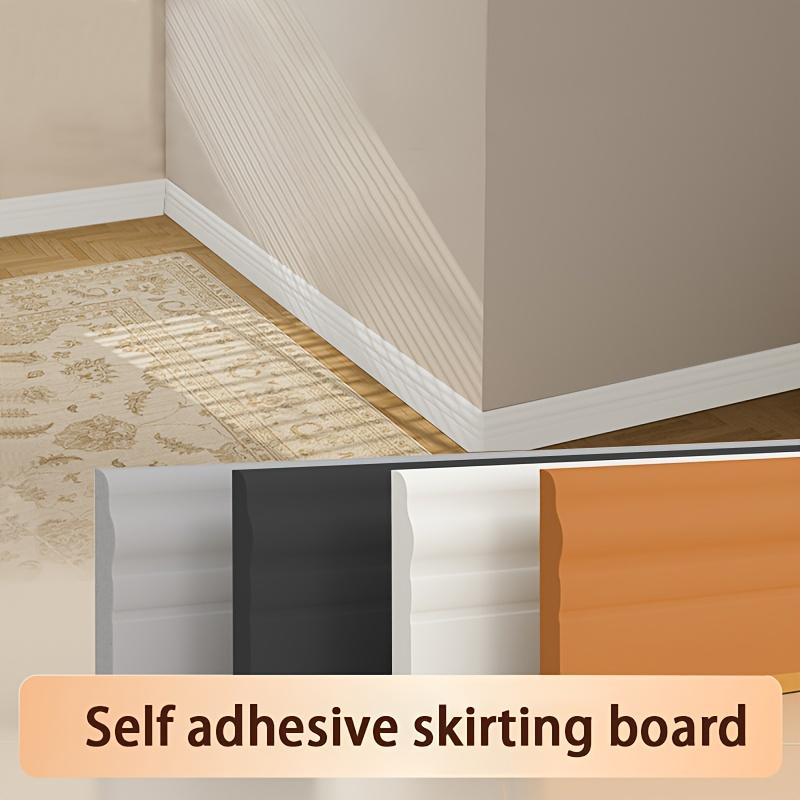 3M Self adhesive Skirting Line Waterproof Enclosure 3D Wall Sticker Thickened Anti-collision Kid's Corner Line Decoration
