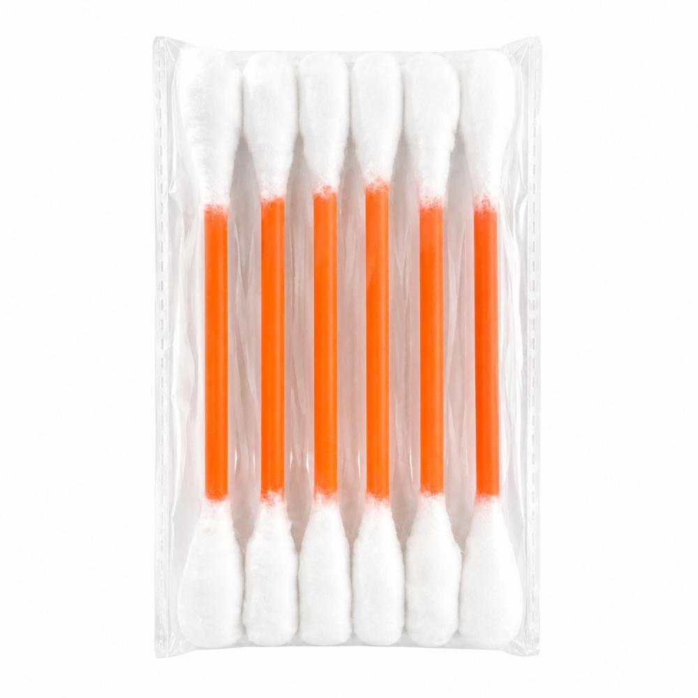 6pcs Wool Felt Cotton Swab Cat Teaser Toy Double End Bite Stick For Indoor Cats Interactive Chew Play Soft Touch Toy For Kittens