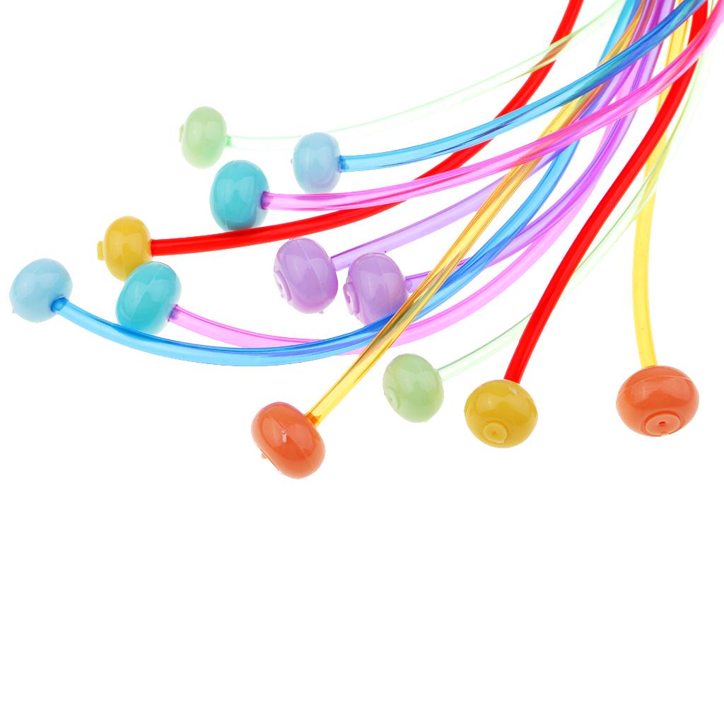 Plastikhäkelnadeln Afghanische Häkelnadeln Rundstricknadel-Set Flexible Werkzeuge für Teppiche Sofakissen Pullover DIY