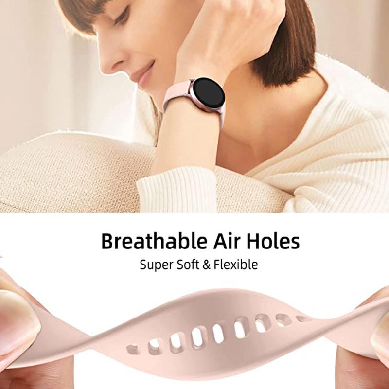 20mm 22mm Silicone Band For Samsung Galaxy Watch 5/pro/4 44mm 40mm Active 2 Gear 3 Strap Bracelet For Galaxy Watch 4 46mm 42mm