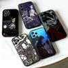 Anime E-ergo P-Proxy Phone Case For iPhone 17,16,15,14,13,12,11,Pro,Max,Plus,E,Air,Mini Protective Black Cover