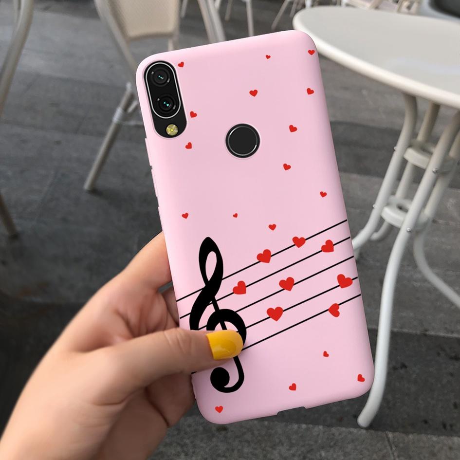 Soft Case For Xiaomi Redmi Note 7 Cover Funda For Redmi 7 7A Fashion Silicone Sunflower Phone Case on Redmi Note7 Pro Back Cover