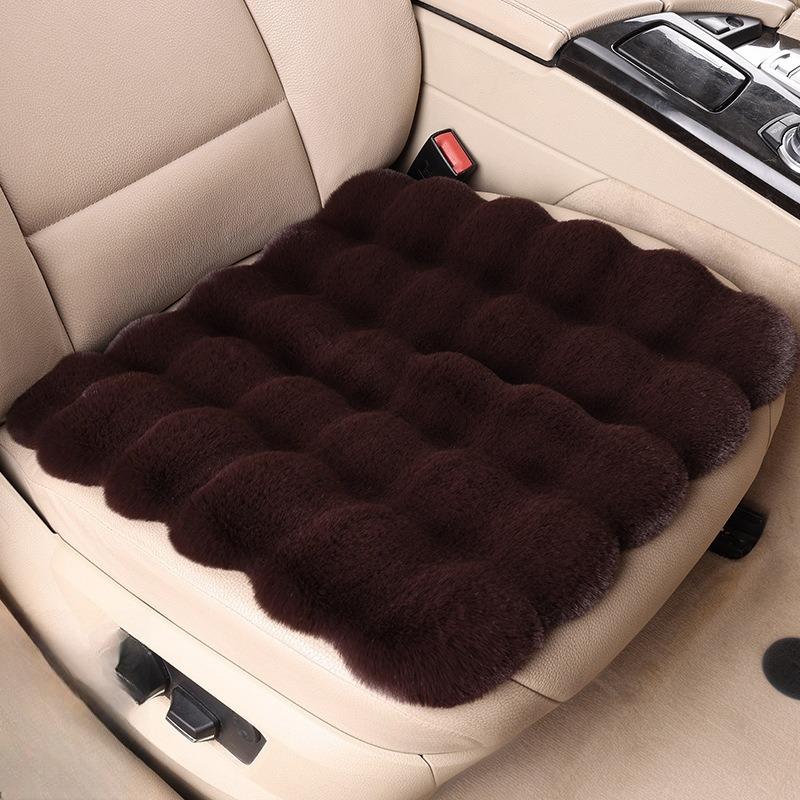 Plush Car Seat Cushion Set All-Season Soft Foam Padding with Thermal Insulation & Non-Slip Design Fit for Cars, SUVs, Trucks Winter & Everyday Use