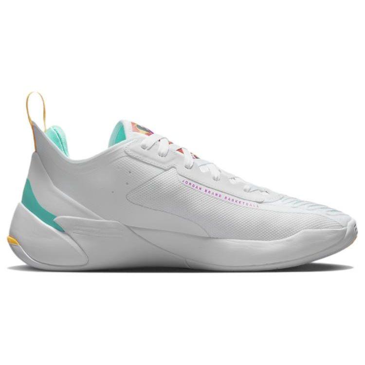Air Jordan Luka 1 PF Imaginarium Men Sneakers White Dynamic-Turquoise Laser-Orange DQ6510-164