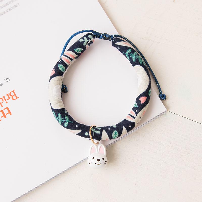 Japanese Japanese Zephyr Pet Collar Cute Little Strawberry Bells Cute Adjustable Accessories Cat and Dog Supplies