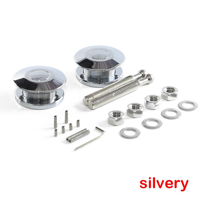 2 szt. Uniwersalny Zestaw Klipsów Blokujących Maskę z Przyciskiem Billet Szybkozamykacz do Samochodu Nowy Dla FORD Mustang 4.6L V8 96-04