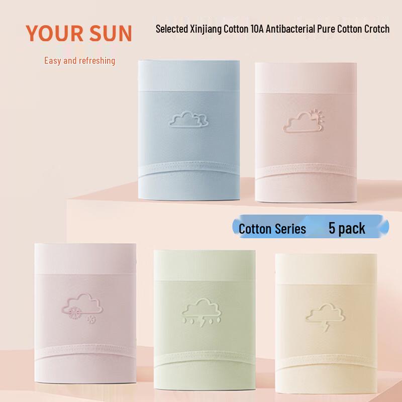 Yiershuang Women s Breathable Seamless Cotton Briefs M