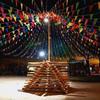 100Pcs Colorful Pennant Banner Triangle Shape Triangle Flags New Flag Garland  Hanging Decor