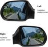 Lot de 2 rétroviseurs de voiture grand angle pour angle mort - Réglables à 360 °, sans cadre HD, améliorent la visibilité arrière et réduisent les angles morts pour une conduite sûre