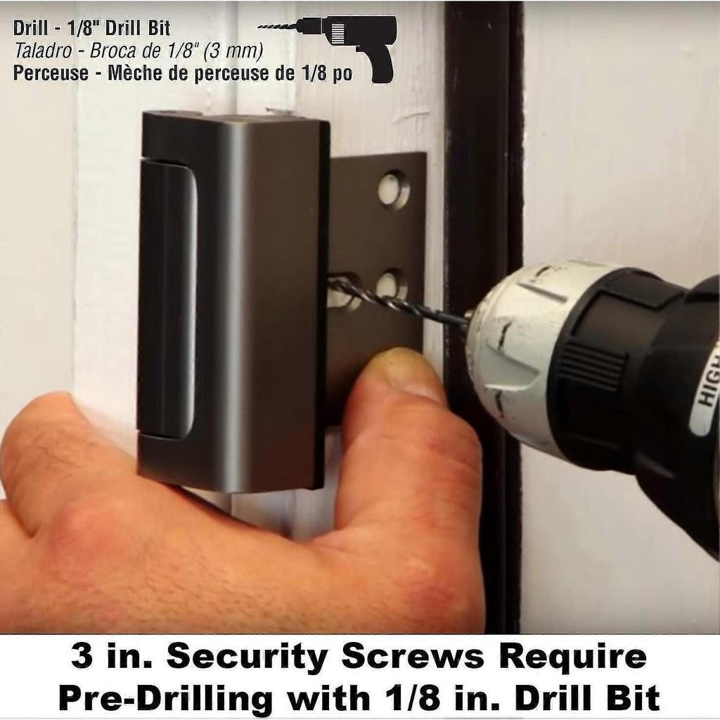 Defender Security U 10827 Door Reinforcement Lock, Satin Nickel, 7.62 Cm - DD
