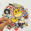 300pcs Unique Cartoon Graffiti Stickers for Notebooks, Cars, Motorcycles, and Luggage