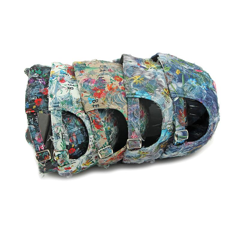 Printed Hat Women Baseball Cap Outdoor Sun Protection Hat Flower Cap