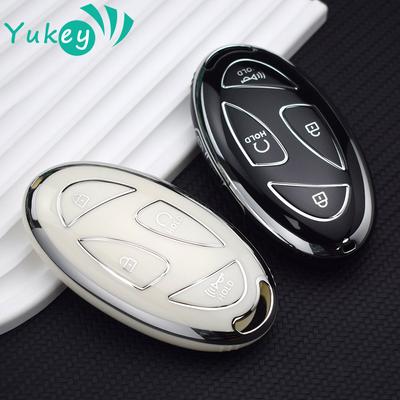 Silver Line 5 7 Buttons TPU Car Key Case for IONIQ 6 New Grand Prix GN7 Key Cover for New Kona SX2 Car Key Accessory