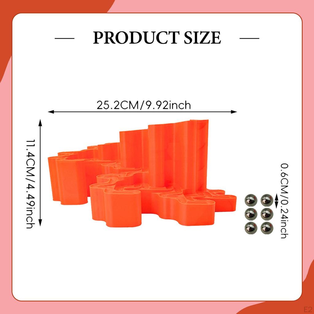 Marble Track Puzzle Toy Assembly Activity Family Group Challenge Ball Set Children