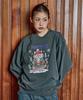 WILDROCK Hollysheesh Holyday Cat Pigment Oversized Sweatshirt_5 Col