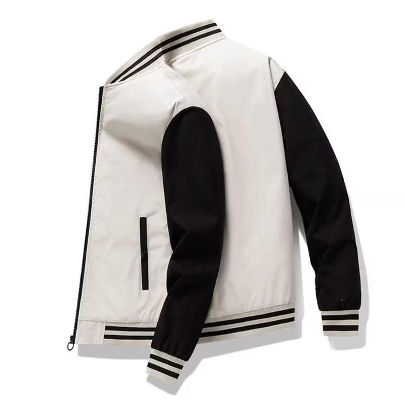 2026 Spring Autumn New Baseball Men s Casual Jacket Station Coat Men s Casual Jacket Coats M бежевый