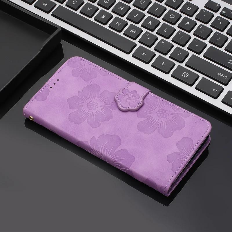 Butterflies Flowers PU Leather Case For iPhone 16 15 14 Plus 13 12 11 Pro Max X XR XS Max 10 Flip Wallet Cover Card Holder Strap