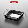 Compact Glass Ashtray for Hotel Rooms, Bedrooms, and Bathrooms