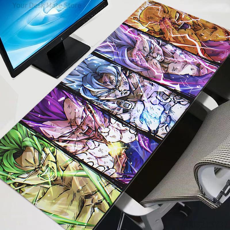 Large E-sports Mouse Pad Dragon Ball Anime Durable Smooth Flexible Rubber Gamer PC Computer Keyboard For CSGO Kawaii Mosuepad
