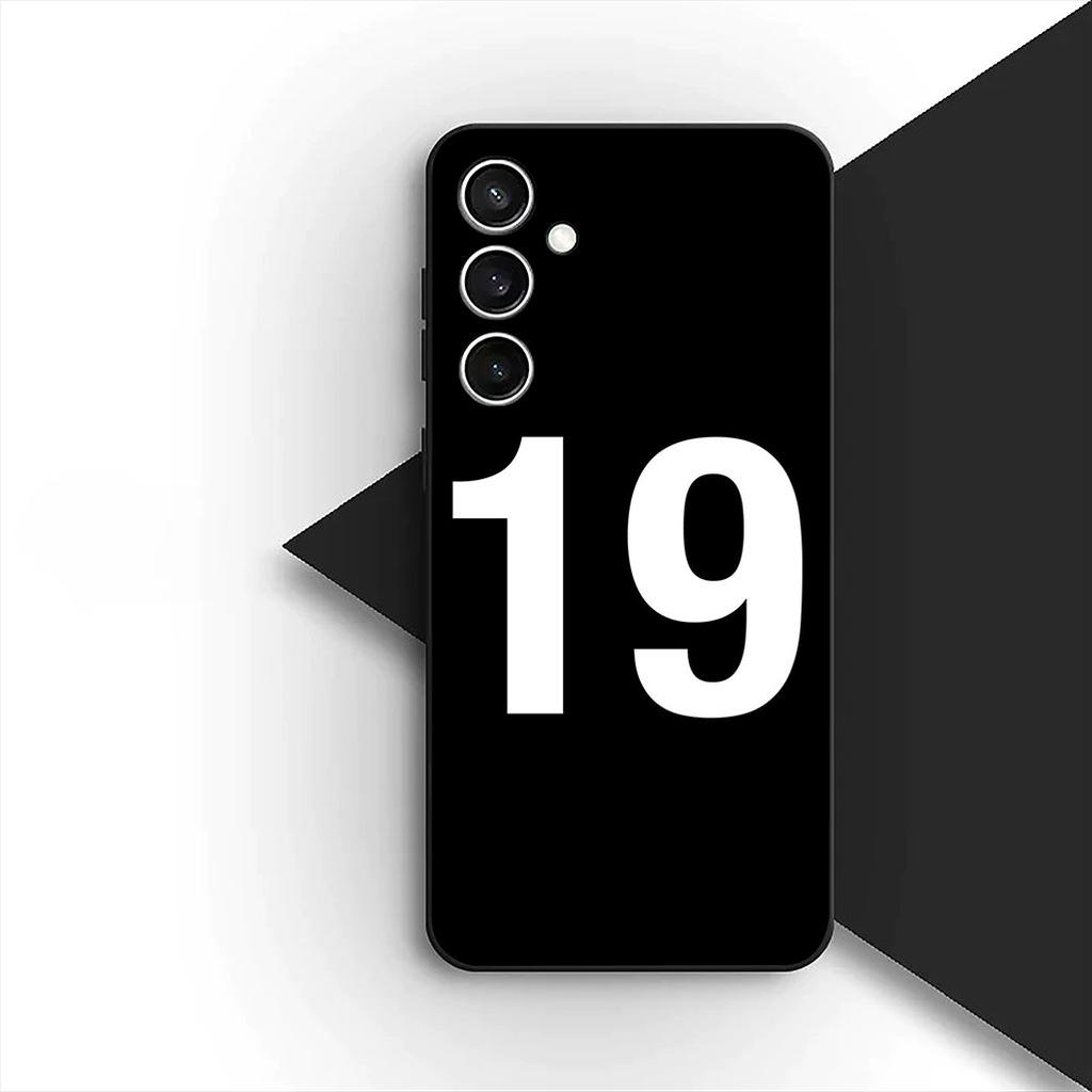 Soft Cover for Xiaomi Redmi Note 12 11 10 A3 Pro 10A 10C 12C Note12 5G 4G Casing Phone Case Soccer No 19 Football Number No19