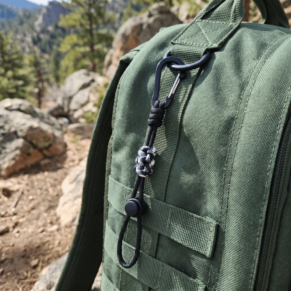 Locking Carabiner Clip Water Bottle Lanyard Zinc Zinc Alloy Key Chain Lanyard Essential Backpack Hook Travel